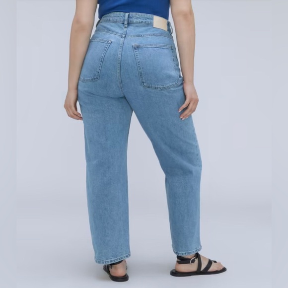 Size 25 - Everlane Way-High Curvy Jeans (Frayed Hem) - Picture 3 of 8